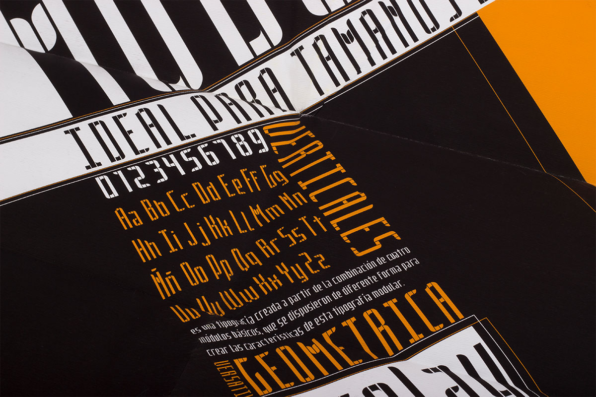 Familias Tipográficas. Trabajo de María Fernanda Kuhn.