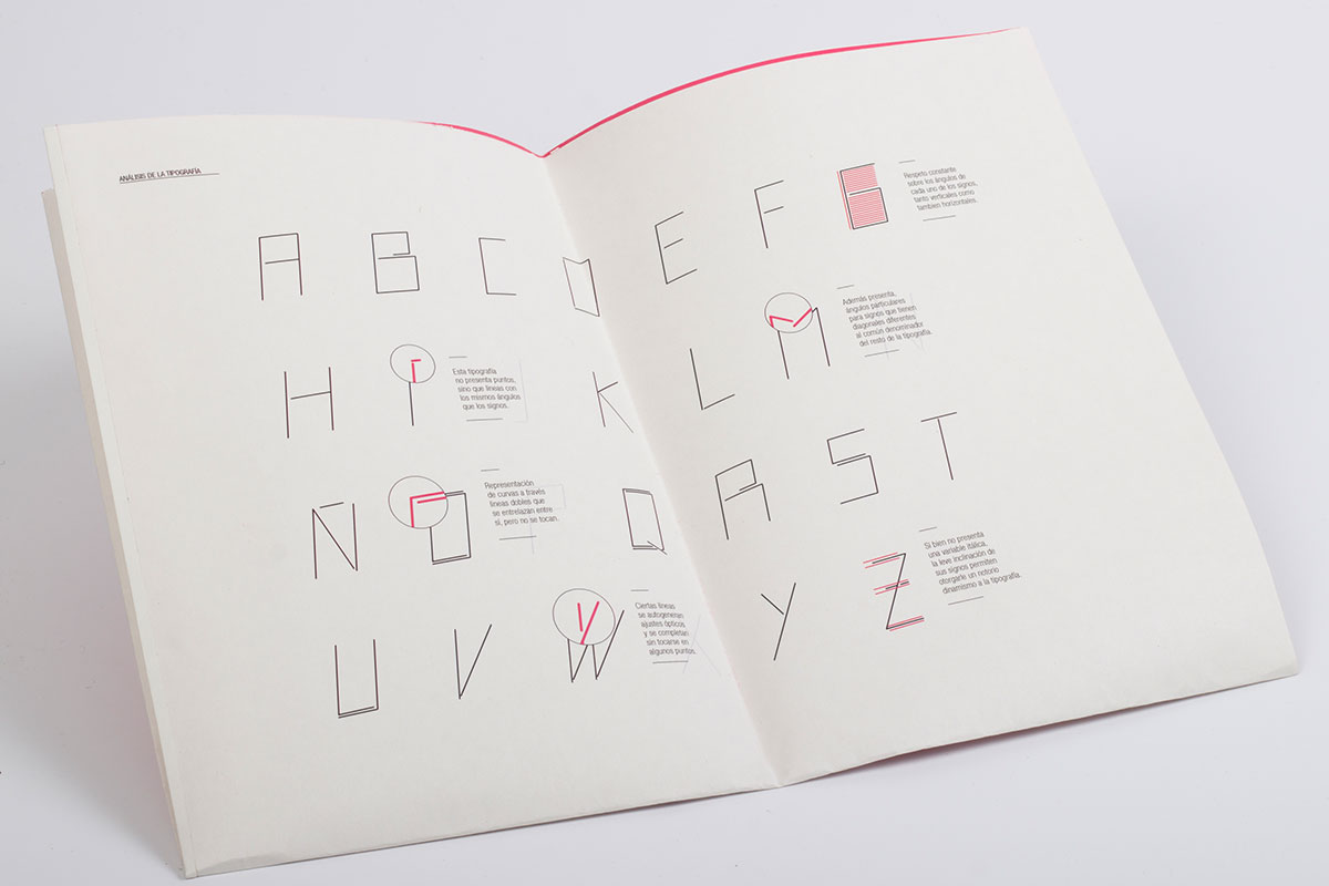 Familias Tipográficas. Trabajo de Fernando Servia.