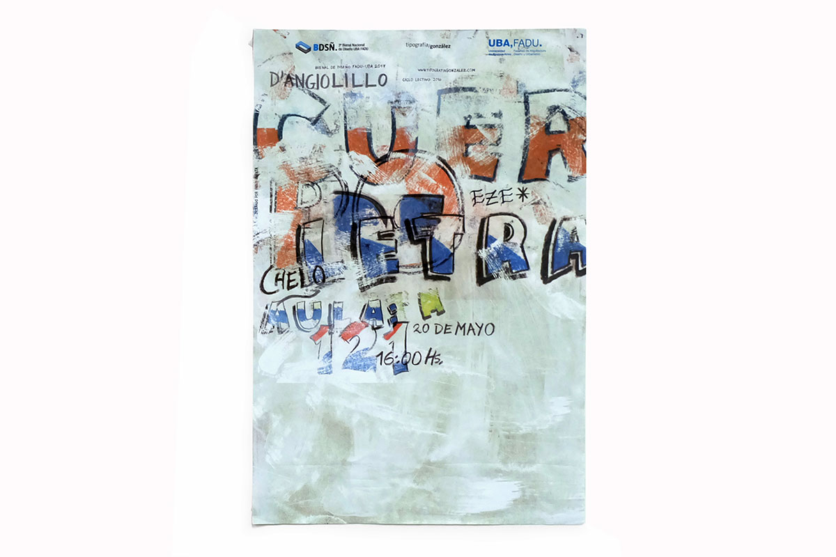 Afiche Cine & Diseño. Trabajo de Pablo Zapata.