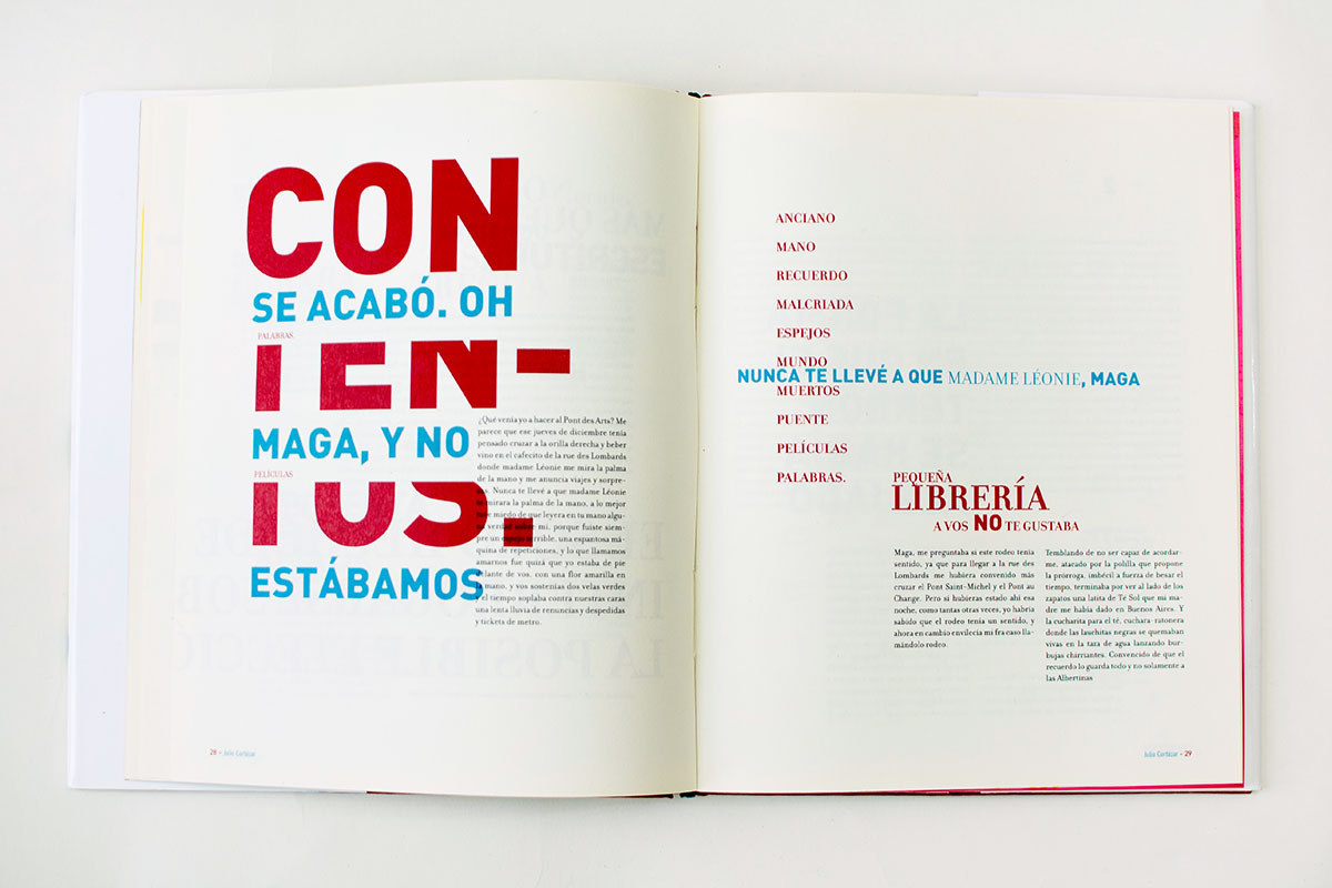 Libro de edición especial. Trabajo de Livio Perisin.