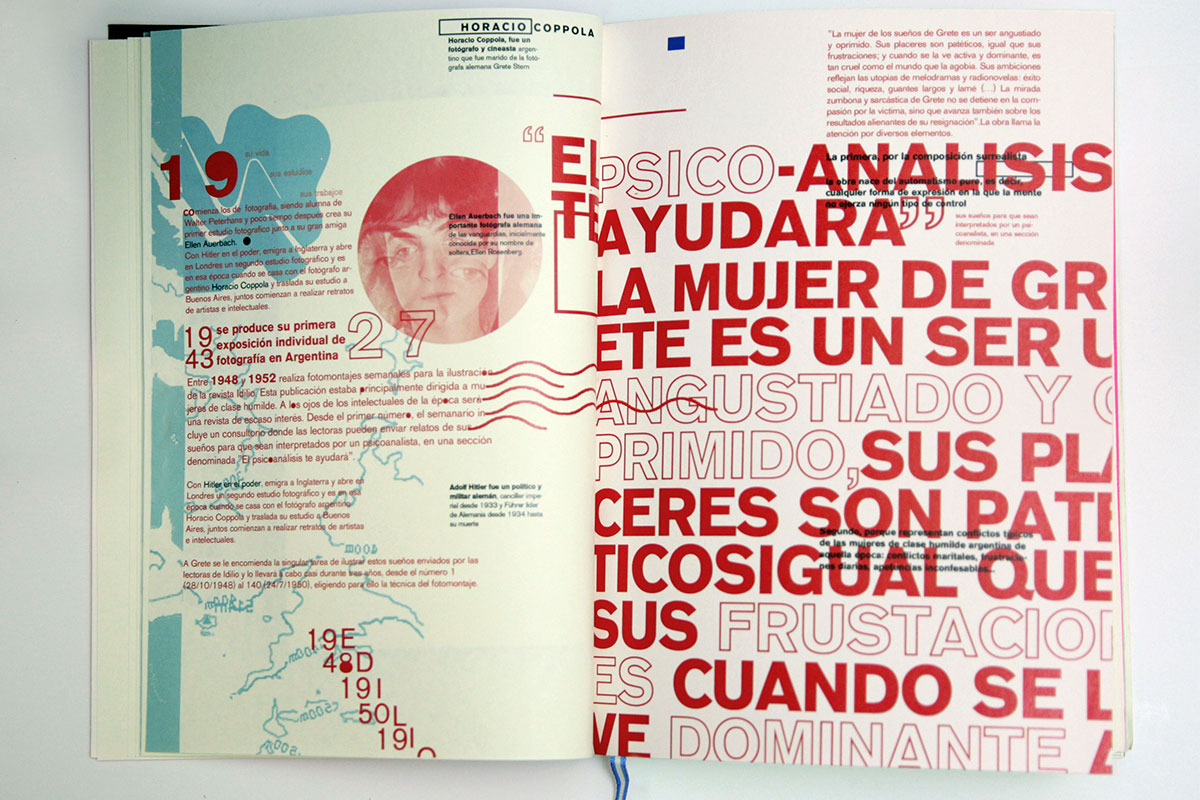 Libro de edición especial. Trabajo de Tamara Pereyra.