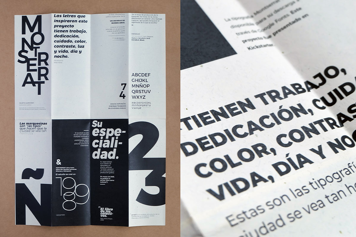Familias Tipográficas. Trabajo de Sofía Nardone.