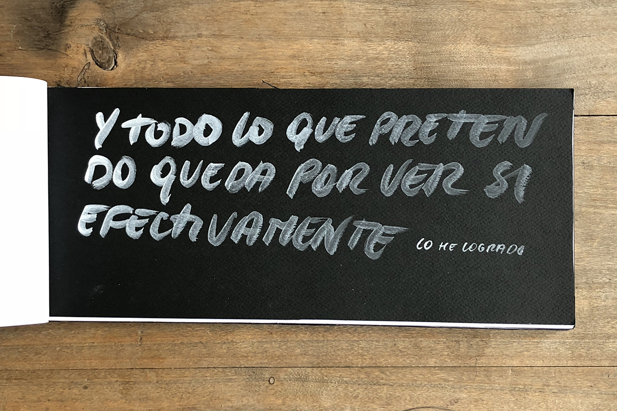 El trazo y el signo. Trabajo de Eliana Cuervo.