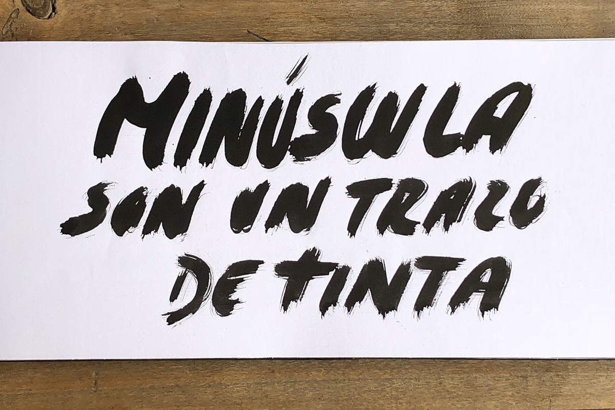 El trazo y el signo. Trabajo de Eliana Cuervo.