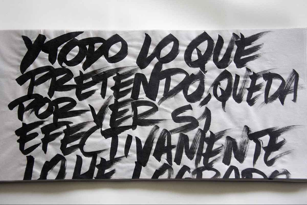 El trazo y el signo. Trabajo de Maximiliano Zambrano.
