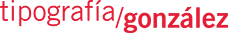 Logo Tipografía González