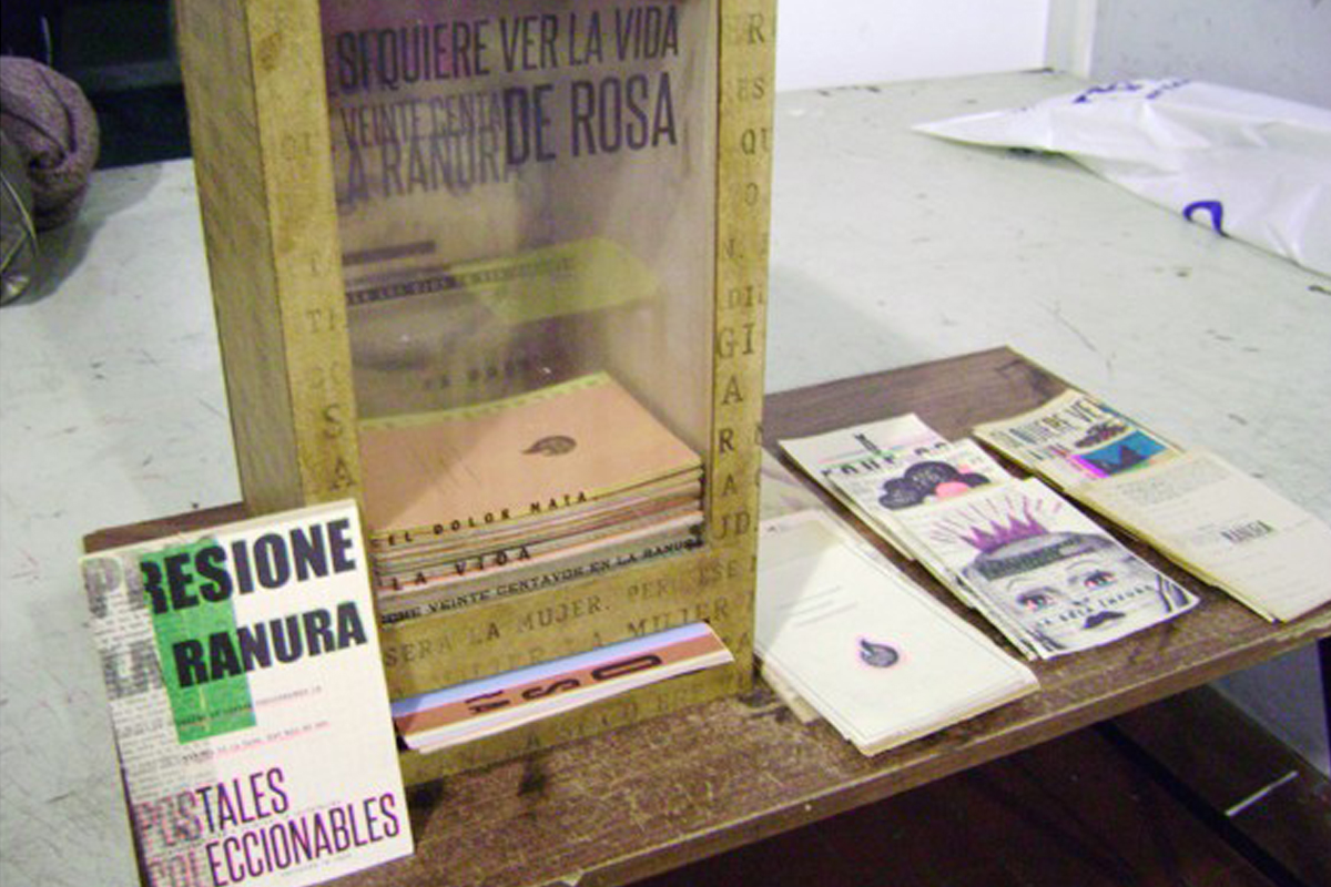 Tipografía en el espacio. Trabajo de Julieta Scordo.